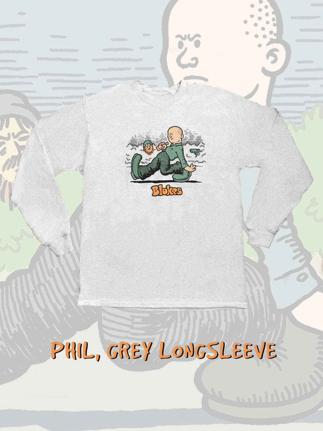 Phil, Grey Longsleeve